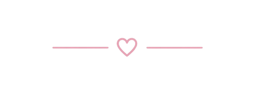 Heart divider decoration